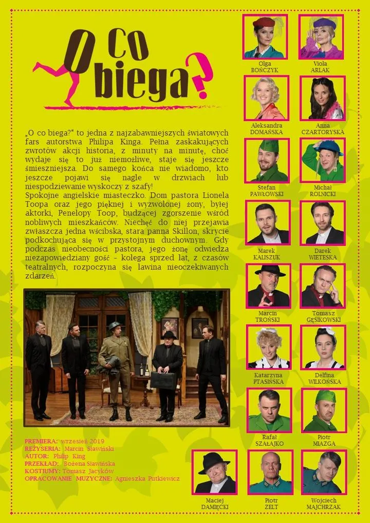 Kulisy spektaklu O co biega