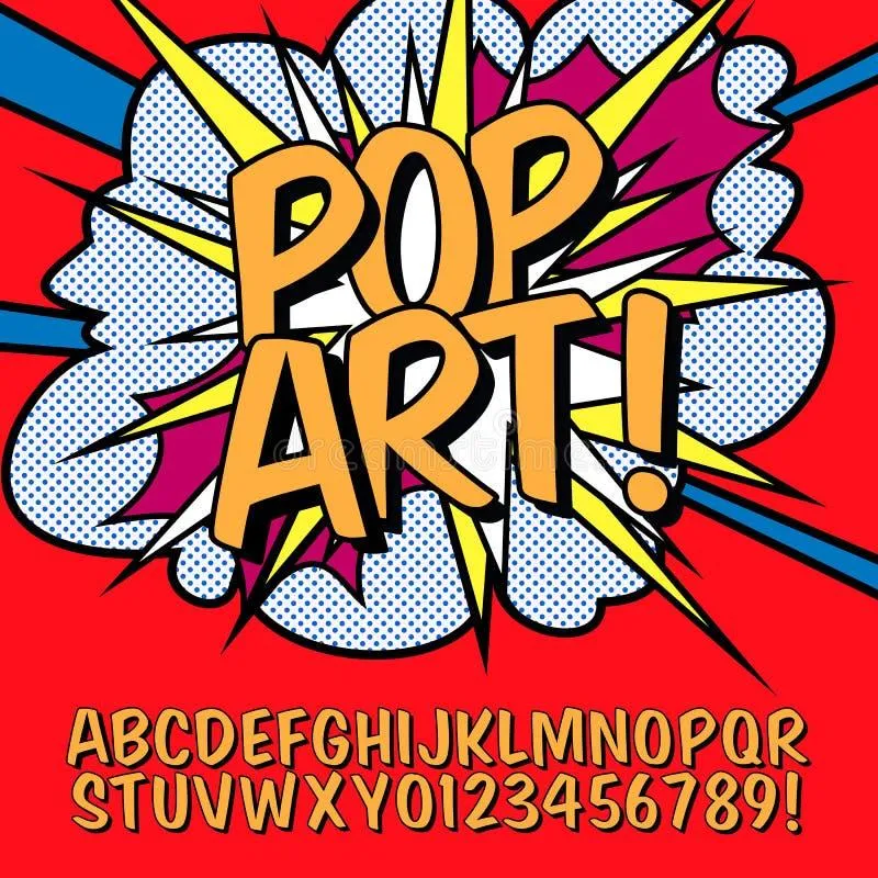 Marketing z użyciem czcionek pop art